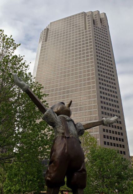 The AT&T Building downtown
